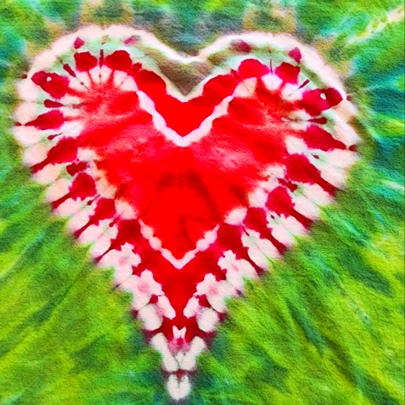 Custom tie dyed Mens/unisex T-shirt, size XL - Picture 5 of 5